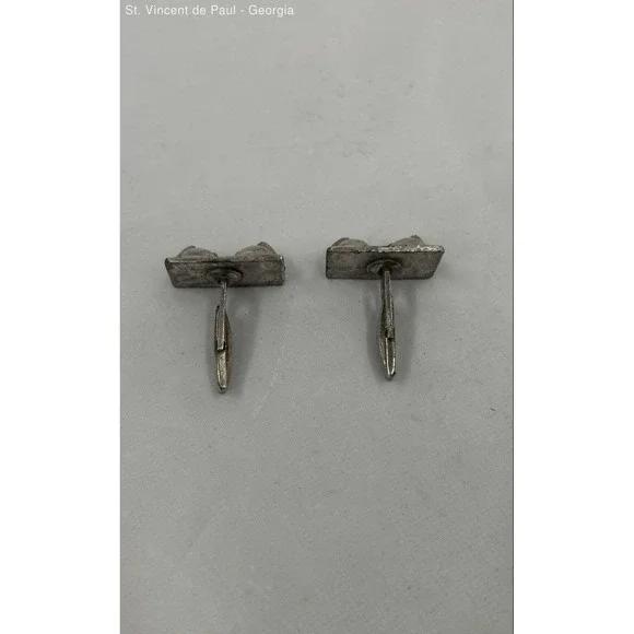 Vintage 925 Sterling Silver Adult Hand Full of Breast Cufflinks Great Condition